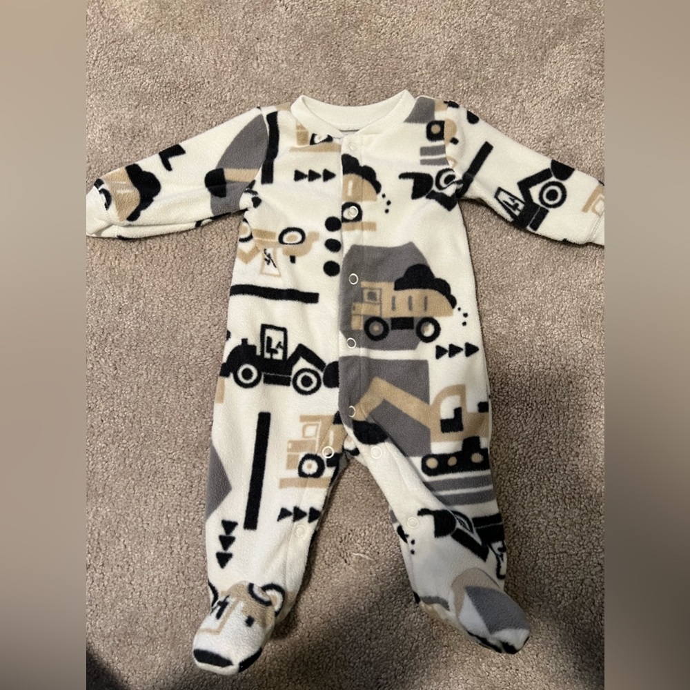 Carters Fleece Snap Pajamas